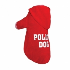 Bluza czerwona POLICE DOG r.7/16kg